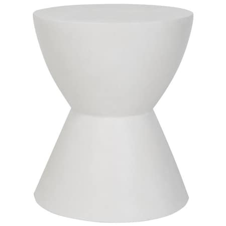 Safavieh Athena Concrete Accent Table- Ivory - 17.7 x 14.9 x 14.9 in. VNN1011B